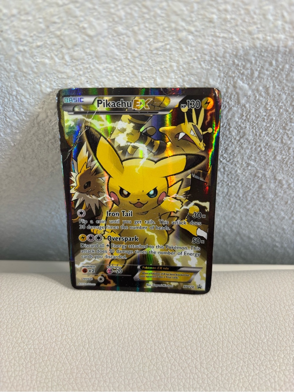 Pokemon Official Pikachu EX Holo XY Promos